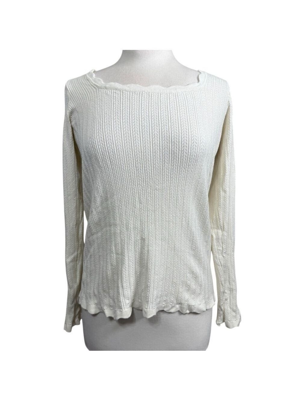 Ryegrass Sweater, Size‎ M, White
